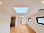 Skylights through hallway in the house.