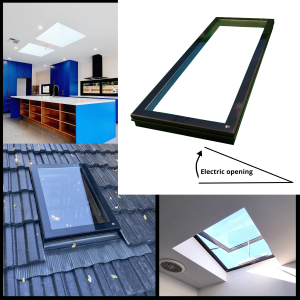 Skylight design application with fixed skylights.