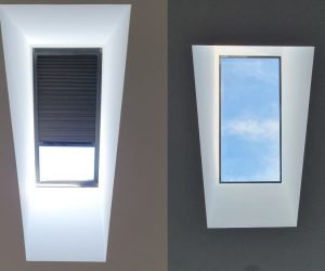 Operable skylight vs fixed skylight.